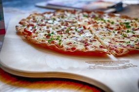 pizza with parmesan