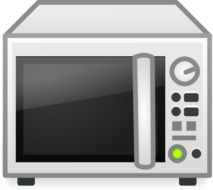 Picture of wireless microwave