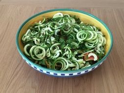 salad in a bowl for healthy eating