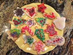 Christmas Cookies Plate