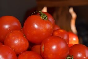 red tomatoes cherry healthy food