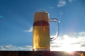 refreshment mug of beer