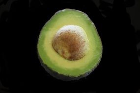 avocado in a cut without a stone