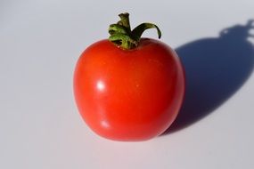 tomato and its shadow