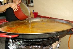 beautiful delicious Spain Paella