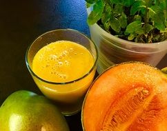 sweet melon smoothie