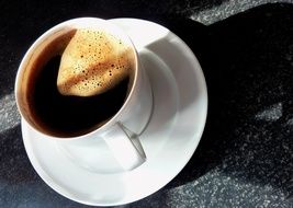 morning black coffee