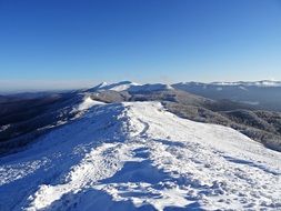 snow on Mountains, Panoramic View, poland