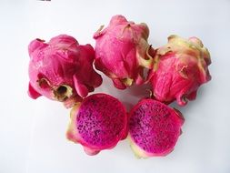 pink Dragon Fruit closeup