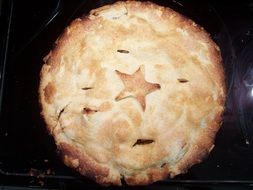 Homemade apple pie