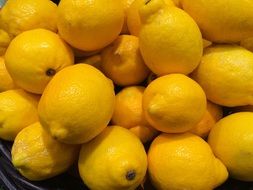 Imported yellow lemons