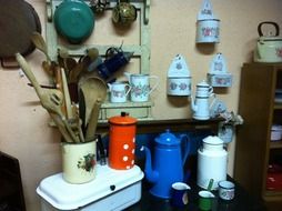 vintage enamelware