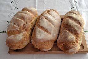 long bread loaves