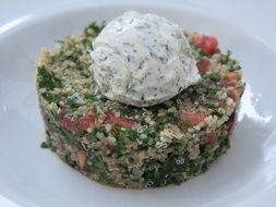 quinoa with cream cheese