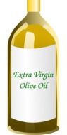 bottle extra virgin Oil Olive drawing