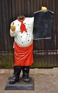 figure of a headless chef