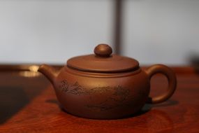 Traditional asian ceramic Teapot