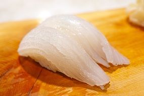 sushi with squid