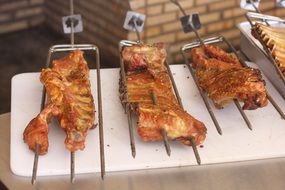 Ribs on Grill, Dinner Meat