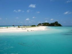 white beach in the maldives