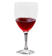 Glass with red Wine, illustation