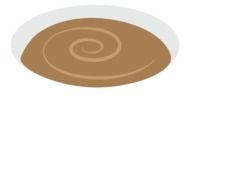Coffee in the coffee mug clipart
