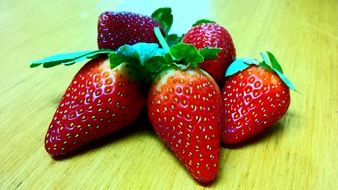 delicious sweet strawberries