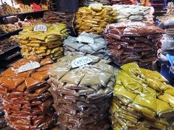 Lots of African spices