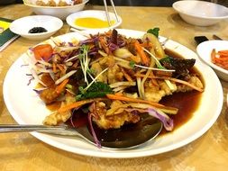 Sweet and sour pork in China