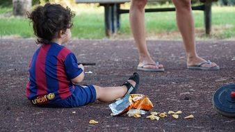 Kid on Playground