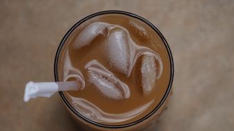 refreshing ice coffee