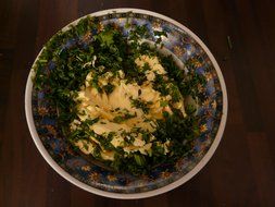 Herb Butter on dish