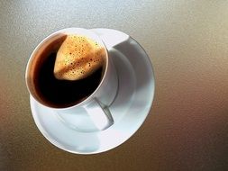 beautiful delicious black Coffe