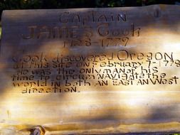 Captain james Cook 1728-1779 tombstone