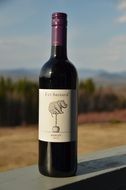 Bottle red Wine