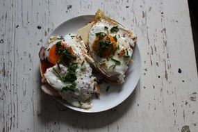 beautiful delicious Fried Breakfast