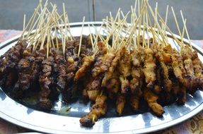 Traditional Malay Grill Food