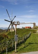 Klapotetz Pinwheel Rattle wine cultivation