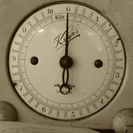 vintage kitchen scales
