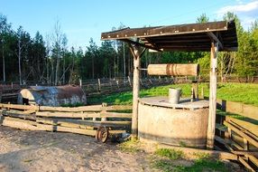 landscape of The Village Well