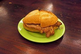 Macau Food Pork Burger Chinese