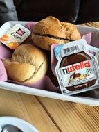 Nutella and bread, Breakfast