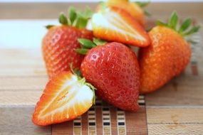 strawberries for a delicious breakfast