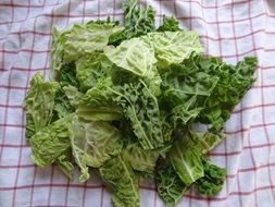 savoy cabbage like chips