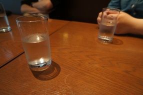 Glass on Table