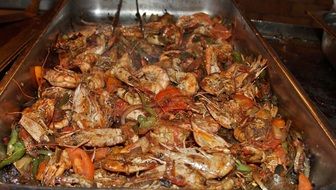 Grilled seafood
