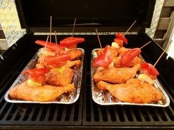 grilling chicken legs