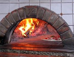 traditional pizza oven