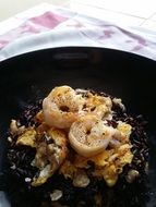 shrimp with riceberry
