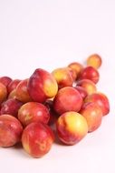 bright summer plums